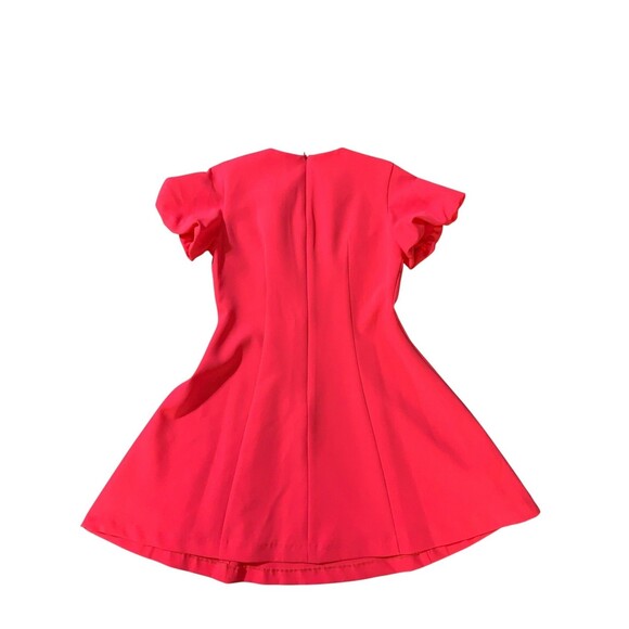 Milly Minis Dress Girls 7/8 Pink Short Sleeve Fit Flare Party New With Tags - Picture 2 of 5